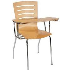 Whether you prefer a fancy wooden study chair with arms that are padded for comfort or a straight back one that is utilitarian, the widest range of options can be found on urban ladder. Study Chair With Writing Pad At Rs 1500 1 Units Writing Pad Chairs Id 12620903148