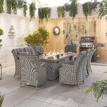 What to consider when purchasing dining tables with fire pit in the middle? Firepit Garden Dining Sets You Ll Love Wayfair Co Uk