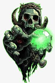 Diablo Bola De Cristal Skull Artwork Skull Art Skull Wallpaper
