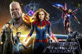 The avengers take a final stand against thanos in marvel studios' conclusion to 22 films, 'avengers: Captain Marvel In Endgame Hd Wallpaper