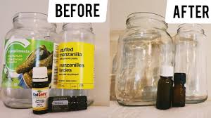 Grab a product from your bathroom cabinet or kitchen pantry and rub it into the adhesive residue, if you don't have any other removal products on hand. How To Clean Sticky Labels Off Used Jars Essential Oil Bottles Removing Sticker Residue Youtube