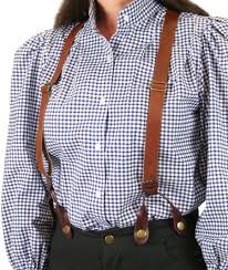 In this sense, you should always take your built into consideration when choosing a pair of suspenders to put on. Ladies Suspenders Brown Leather