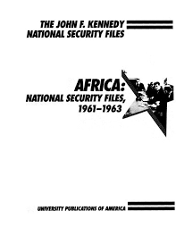 Nu, een jaar later, heeft ze haar leven weer op de rails en heeft ze ex peter uitgekocht, want het huis stond op hun beider naam. John F Kennedy National Security Files 1961 1963 Africa Proquest