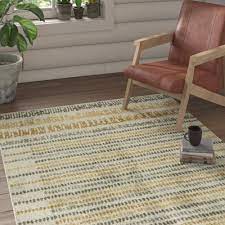 Save 50%+ over 80,000 unique rugs. Union Rustic Celine Striped Cream Gold Gray Area Rug Reviews Wayfair