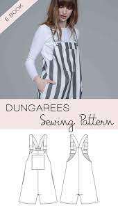 Download our free patterns today! Sewing Pattern Pdf Dungarees Pinafore Dress Bib Skirt For Women And Girls English Skirt Patterns Sewing Dress Sewing Patterns Dungaree Pattern