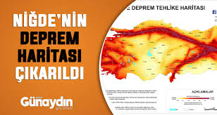 Afad sitesi ne zaman açılacak? Nigde Nin Deprem Haritasi Cikartildi Nigdemiz Com