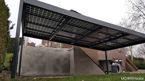Solar Carport Met Zonnepanelen Vroomshoop Zonnepanelen Carport Tuinhuis