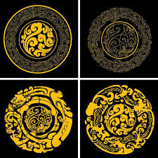 China Traditional Elements Lucky Cloud Llllline Chinese Patterns China Art Chinese Art