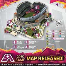 Patrons entering soldier field must abide by chicago park district rules and regulations. Spring Awakening 2015 Festival Map Whysochi