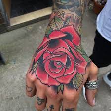 Pinterest Jussthatbitxh Rose Hand Tattoo Hand Tattoos For Guys Neck Tattoo