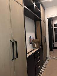 I order the 4 & 51/6. Black Wood Contrast Pulls In Walk In Wardrobe Bedroom Armoire Leather Drawer Pulls Bedroom Furniture
