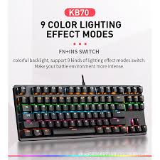 Level up your tech skills and stay ahead of the curve. Litbest K870 Usb Wired Mechanical Keyboard Gaming Keyboard Gaming Waterproof Multicolor Backlit 87 Pcs Keys 8211394 2021 25 99