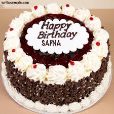 Happy Birthday Sapna Cake Hd Images Download Birthday Cake In 2020 Sweet Birthday Cake Happy Birthday Chocolate Cake Happy Birthday Cakes