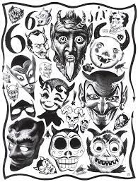Tattoos of demons, tattoo flash demons. Tattoo Flash Art Flash Art Satanic Art