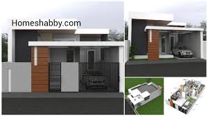 Denah rumah minimalis modern 3 kamar tidur terbaru. Desain Dan Denah Rumah Gaya Kontemporer Ukuran 8 X 15 5 Memiliki 3 Kamar Tidur Mushola Homeshabby Com Design Home Plans Home Decorating And Interior Design