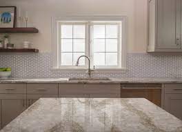 A marble grey or white hex tile backsplash is the most popular idea because it's neutral and looks delicate, such a backsplash can fit any kitchen. Design Trends Hexagons In The Kitchen Fireclay Tile