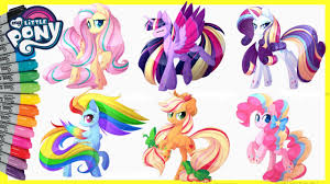 For boys and girls, kids and adults, teenagers and toddlers, preschoolers and older kids at school. My Little Pony Coloring Pages Mlp Twiligth Sparkle Pinkie Pie Rainbow Dash Fluttershy Applejack Youtube