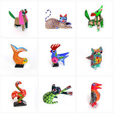 The alebrijes are imaginary creatures that have elements from different animals such as dragon bodies, bat wings, wolf teeth and dog eyes. Alebrijes Miniature Handicrafts Of Oaxaca Mexico Sale