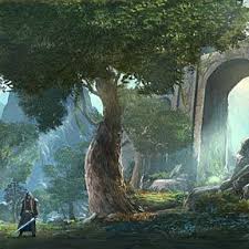 Jedi Ruins Tython Artwork Star Wars Artwork Art