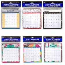 278369 Desk Calendar With Stand 2019 School Supplies School Essentials