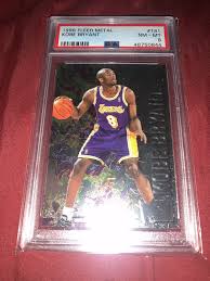 If there was ever a card to cross over to psa or beckett, this would be the one. 1996 Fleer Metal Kobe Bryant Rookie Card Psa 8 Kobe Bryant Cards