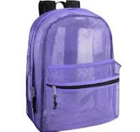Mochila Trail Maker De Malla Transparente Para Niños En Edad Escolar, Color  Morado - Venta Internacional.
