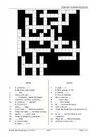 This free games keeps this simple but interesting rule and adds new features to make it even more interesting! Spanish 1 Chapter 2 Crossword