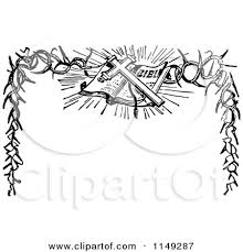 Bible clipart black and white. Clipart Of A Vintage Black And White Holy Bible On A Stand Royalty Free Vector Illustration By Prawny Vintage 1209016