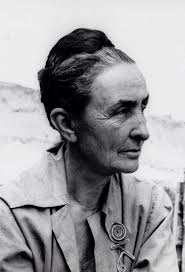 Alfred Stieglitz y Georgia O´Keeffe. El fotógrafo y la pintora.