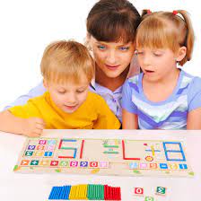 Use the lines on this figure to show how the square can be divided into 2 halves, 3 thirds, 6 sixths and 9 ninths. China Wooden Math Board Toy For Kids 2 Years Up Educational Math Learning Toy With Rainbow Sticks For Children Baby Boys Girls Shape Number Color Sorter Puzzle Game China Math Board