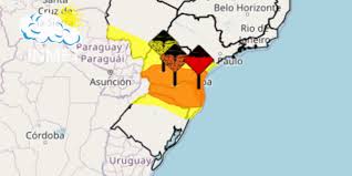Sul e pontos de São Paulo e Mato Grosso do Sul têm alerta de tempestade neste fim de semana