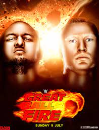 Wwe Great Balls Of Fire 2017 Poster By Workoutf On Deviantart
