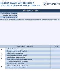 Printable 7 Free Root Cause Analysis Templates How To Use Them Failure Analysis Report Template Pdf In 2021 Cash Flow Statement Analysis Report Template