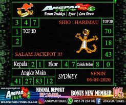 Syair Sydney Hari Senin 06 April 2020 Buku Gambar Sydney Rabu