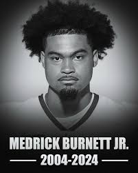 Alabama A&M linebacker Medrick Burnett Jr has passed away after suffering a  head injury during a game in October. He was 20 years old. (via: @espn)
