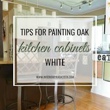 painting kitchen oak cabinets white