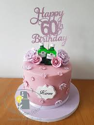 Any age flower number cake. The Yellow Rose 60th Birthday Cake For A Gin Lover Facebook