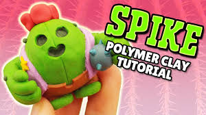 Attack, super and gadget description. Making Spike From Brawl Stars In Polymer Clay Youtube