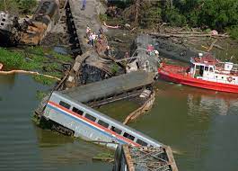 On september 22, 1993, an amtrak train hit a dislodged track on a swing bridge over the big bayou canot near mobile, alabama, at 70 miles per hour and derailed. Survivor Of 1993 Alabama Amtrak Crash Still Hears The Screaming Al Com