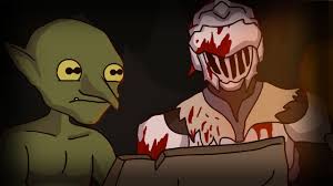 The goblin cave thing has no scene or indication that female goblins exist in that universe as all the male goblins are living together and capturing male adventurers to constantly mate with. Goblins Are Gay Goblin Slayer Parody Youtube