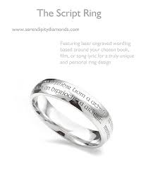 Script Rings What Does Your Engraving Say About You Engraved Wedding Rings Amazing Wedding Rings Types Of Wedding Rings