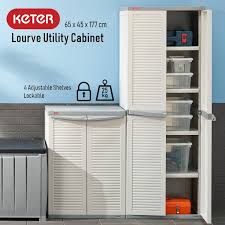Worth of stuff with this stylish xl utility cabinet by keter. Keter Lourve Utility Cabinet Shopee Singapore
