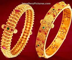 Antique Gold Bangle Latest Designs Collection Gold Bangles Gold Bangles Design Gold Bangles Indian