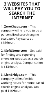 3 Websites That Will Pay You To Search The Internet In 2020 How To Get Money Working From Home Work From Home Jobs