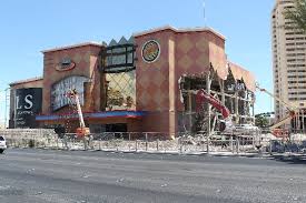 The strip closure, op's best route may actually be via the tunnel. Former Nascar Cafe Demolished As Part Of Sahara Renovation Las Vegas Review Journal