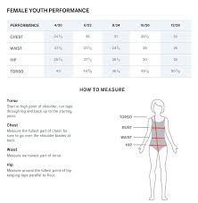 sizing charts