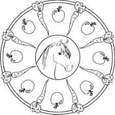 pferde mandala kostenlos coloring pages mandala crafts