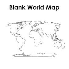 Many people use color to make a difference for each country or element on a map. Printable Blank World Map Template For Students And Kids