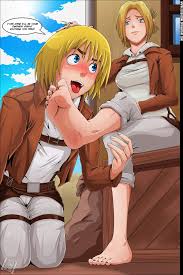 Annie x Armin foot worship Rule 34
