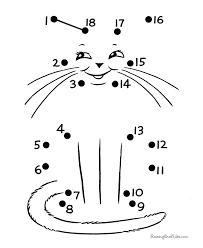 When a line is drawn connecting the dots the outline of an object is. Connect The Dots Page For Kids 020